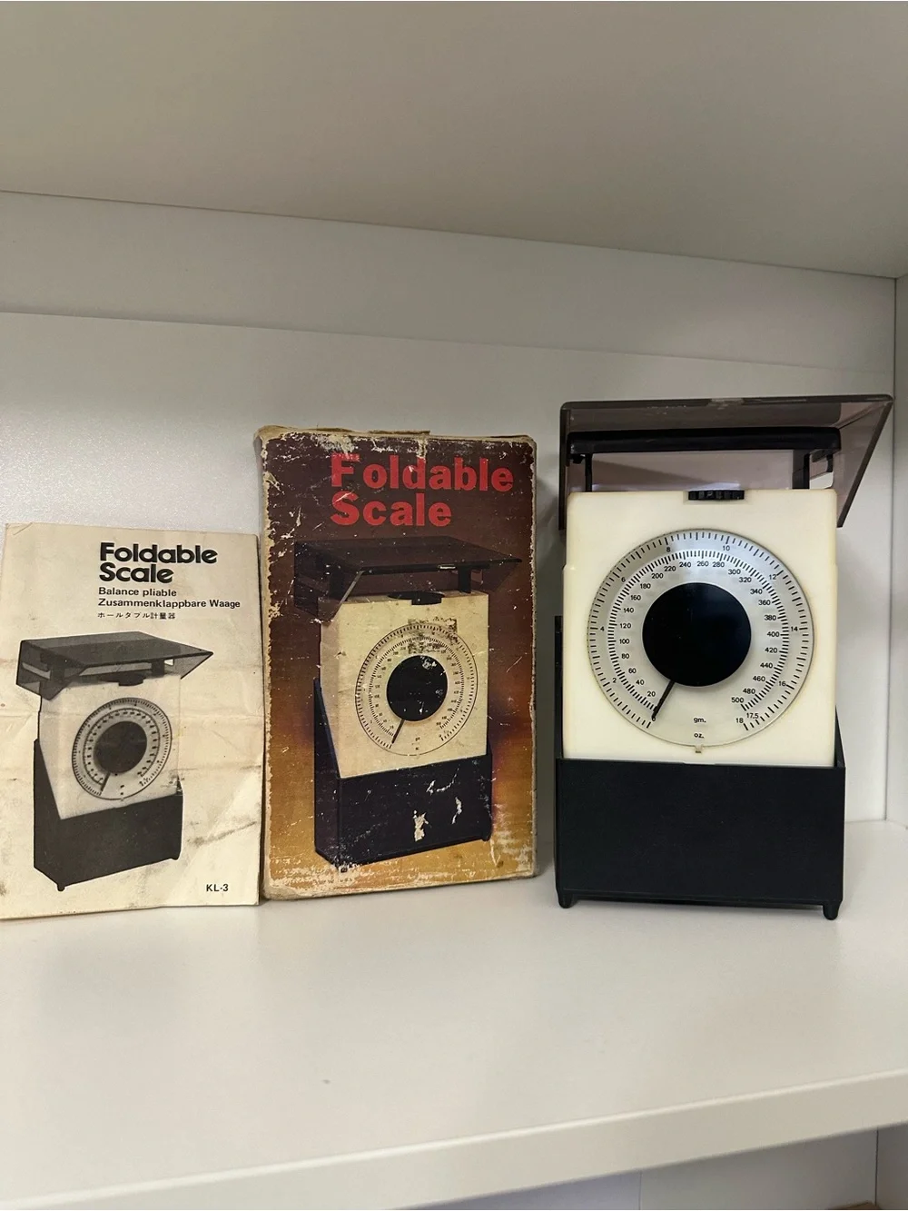 Vintage Foldable KL-3 Scale
